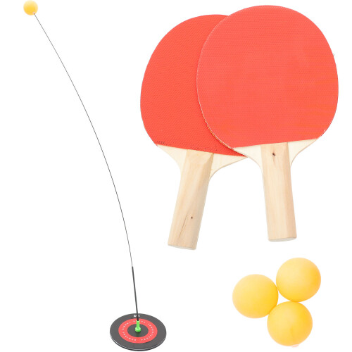 Ensemble Kit De Tennis De Table Avec Manche Élastique Flexible 0,9 M