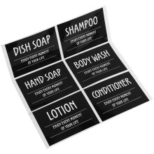 Etichette Per Dispenser E Bottiglie Shampoo E Lozione