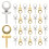 2 Set Ganci A Filettati Per Creazione Gioielli 1