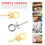 2 Set Ganci A Filettati Per Creazione Gioielli 10