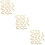 12 Pezzi Collana E Bracciale Unisex Con Strass 11