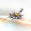 1 Pezzo Collana Vintage Pendente Te Per 5