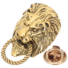 5 Stuks Lion Brooch Vintage Kraag Speld Voor