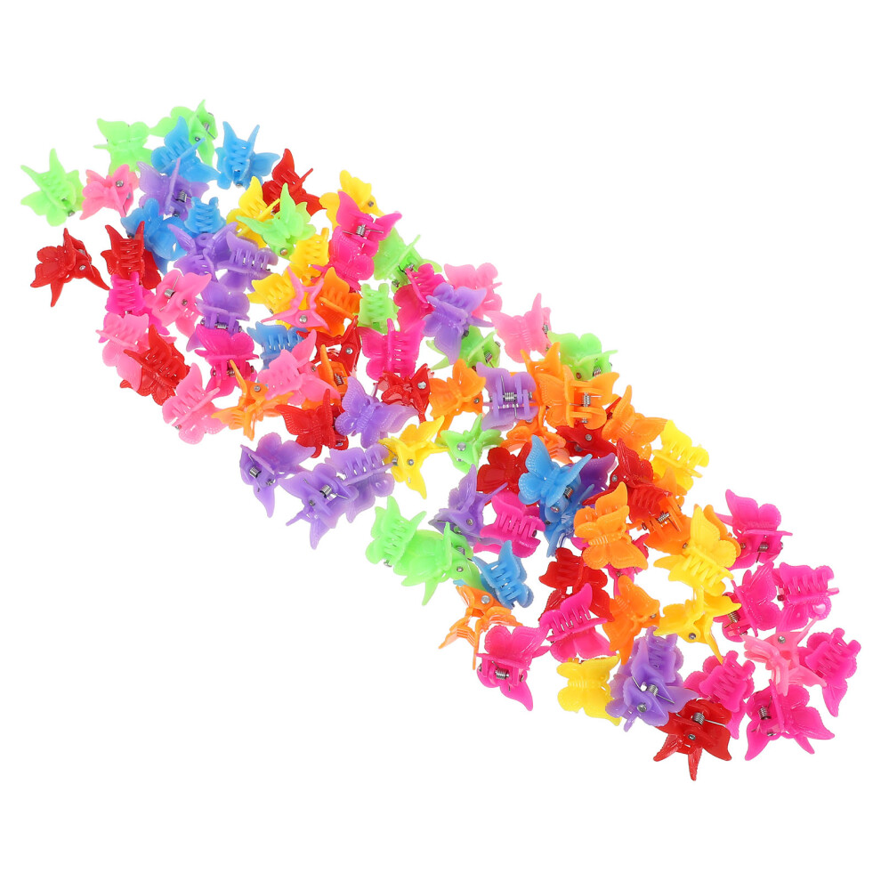 100 Pezzi Fermagli Per A Chiostra Colorati Mini-image