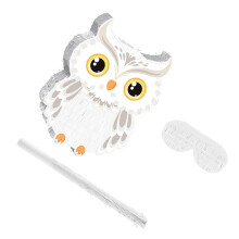 Set Piñata Gufo 3D Con E Benda Per Bambini
