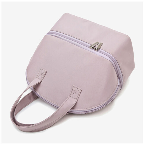 1 Pezzo Tote Per In Poliestere Con Cerniera Viola