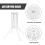 White ABS Folding Noodle Drying Rack Kitchen Pasta Hanging Stand 11