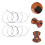 8 Peças Kit De Para Violino 4/4 Universal 4