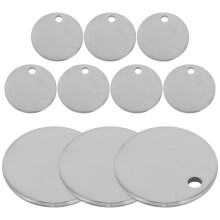 10 Unidades Placas Aço Inoxidável Para Gravação
