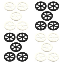 20Pcs DIY Leksaksbilar Hjul Plast Modellbil Tillbehör
