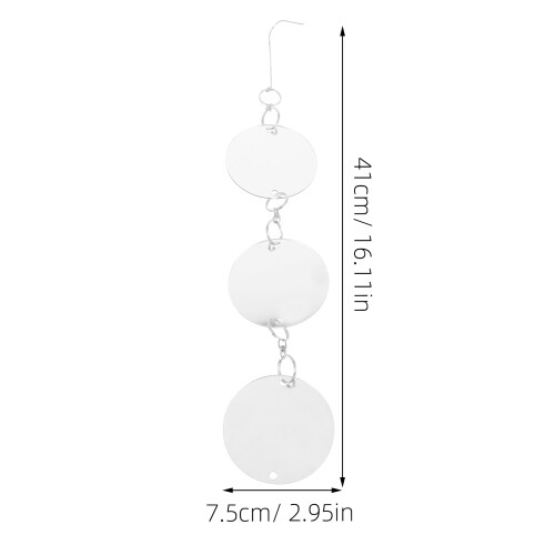 3 Pingentes Repelente De Pássaros E Refletivo 1