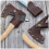 1 Set Läder Hatchet Hölje Yxhuvud Skyddsfodral 9