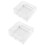 2St Transparent Pluggbox Sockelplatta Skydd Uttagsskydd (86 ) 4