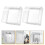 2St Transparent Pluggbox Sockelplatta Skydd Uttagsskydd (86 ) 11