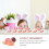 20St Miniatyr Sovande Baby Shower Pyssel Pink 10