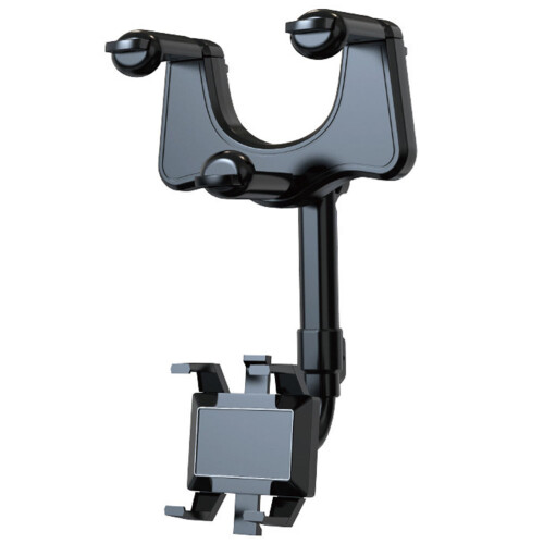 Zwarte Auto Telefoonsteun ABS PU GPS Houder 1