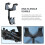 Zwarte Auto Telefoonsteun ABS PU GPS Houder 11