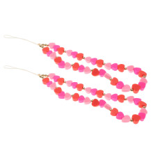 2pcs polymer beads phone lanyards decorative charms