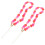 2pcs polymer beads phone lanyards decorative charms 5
