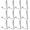 12Pcs Tablecloth Clips Kraftiga Rostfria Tablettäcke Fästen 2