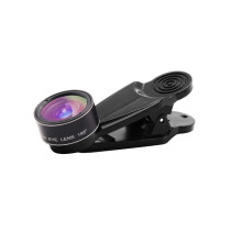 5 I 1 Mobiltelefon Kameralinse Fisheye Vidvinkel Makro CPL