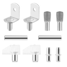 50Pcs Metall Fackbrackets Stöd För Skåp Möbel Garderob Byrå