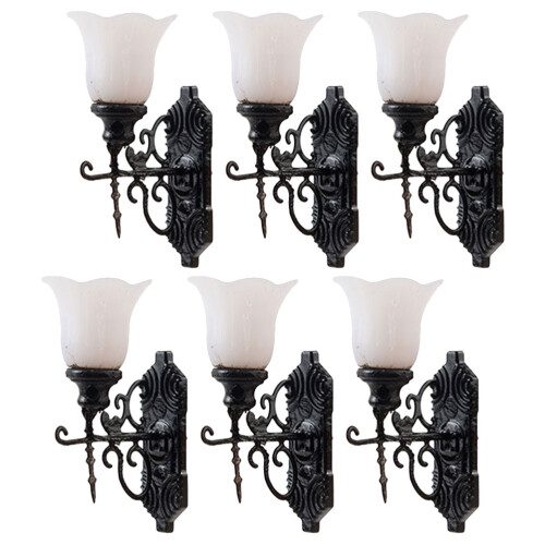 6St Simulierte Mini Hofleuchten Sand Tischlampe