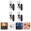 6St Simulierte Mini Hofleuchten Sand Tischlampe 6