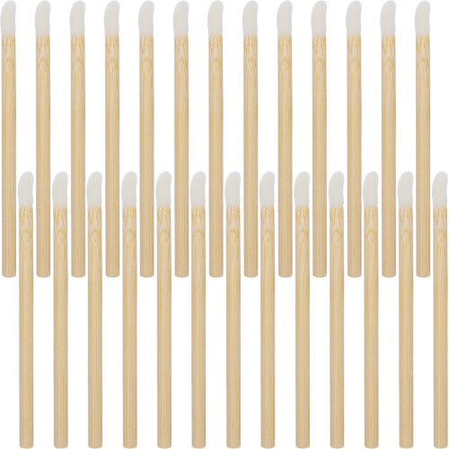 100Pcs Läppstiftsapplicatorer Engångs Läppborstar 2