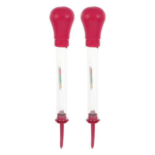 2St Sugelement Elektrolyt Hydrometer Densitetsmätare 1