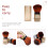 Compacte Retractable Make-Up Kwast Nylon ABS Poeder Brush 11