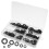 340Stk Sicherungsringe Innenzahn Schnellclips Set 6