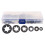 340Stk Sicherungsringe Innenzahn Schnellclips Set 8