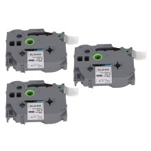 18mm Schwarze auf Weiß Label Maker Band 8M Nachfüller für TZe 141/241/541/641