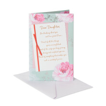 American Greetings F?dselsdagskort til datter (Pink Floral)