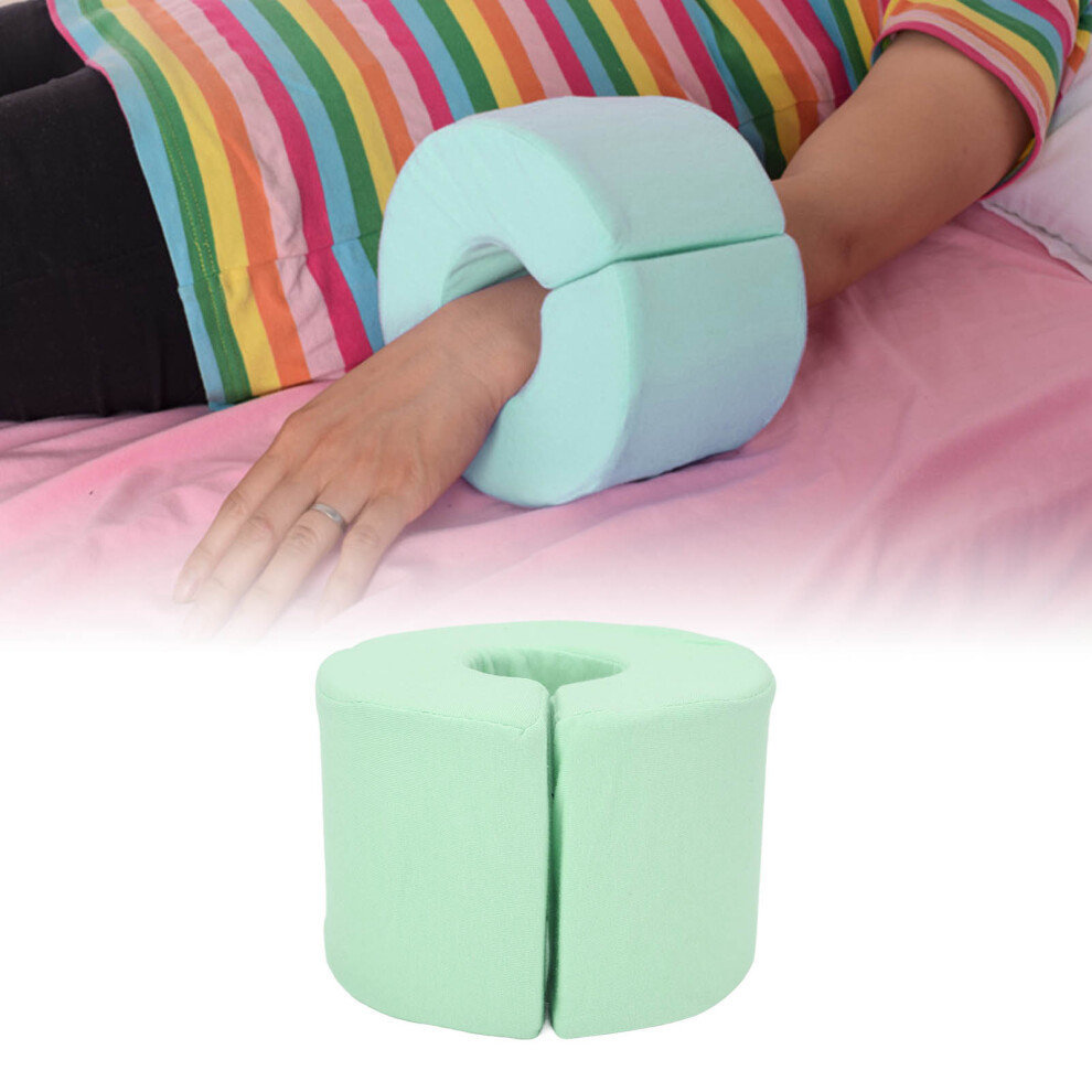 Green Foot & Ankle Elevator Pillow With Washable Cover For Surgery Recovery