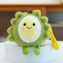 (Durian)Peluche Fruit Mangue Dragon Fruit Doux Court Polaire Enfants Collection Cadeau