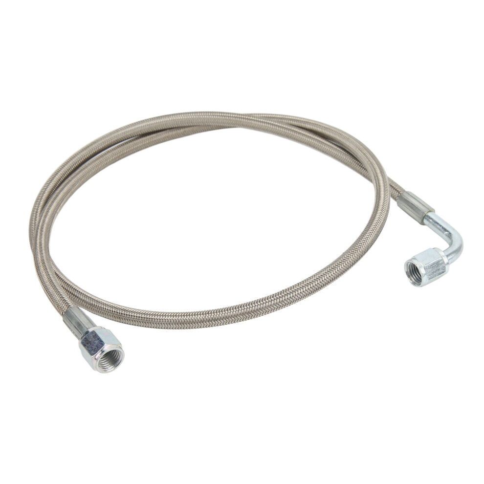 Easy Install 4An 36In Stainless Braided Turbocharger Oil Line 7901357300252