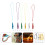 1 Set Metaal Kazoo Met Extra Membraan En Lanyards 5