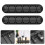 2 Zwarte Silicone Kabelclips Organizer Houder 4