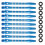 20 Schroefdraad Dartshafts Aluminium Met Ringen 1