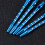 20 Schroefdraad Dartshafts Aluminium Met Ringen 6