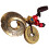 4 Fortuin Sleutelhanger Hangertje Decoratie Ornament 3