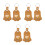 6St PU Huisdier Haar Bewaar Sleutelhanger Hond Kat Decor 4