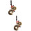 2St Creatieve Fortune Sleutelhanger Kleurrijk Hanger Charm 9