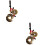 2St Creatieve Fortune Sleutelhanger Kleurrijk Hanger Charm 8