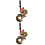 2St Creatieve Fortune Sleutelhanger Kleurrijk Hanger Charm 7