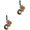 2St Creatieve Fortune Sleutelhanger Kleurrijk Hanger Charm 5