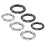 6Pcs Örhängen Herröron -Genomstuckna (14+12+10 Mm) 8