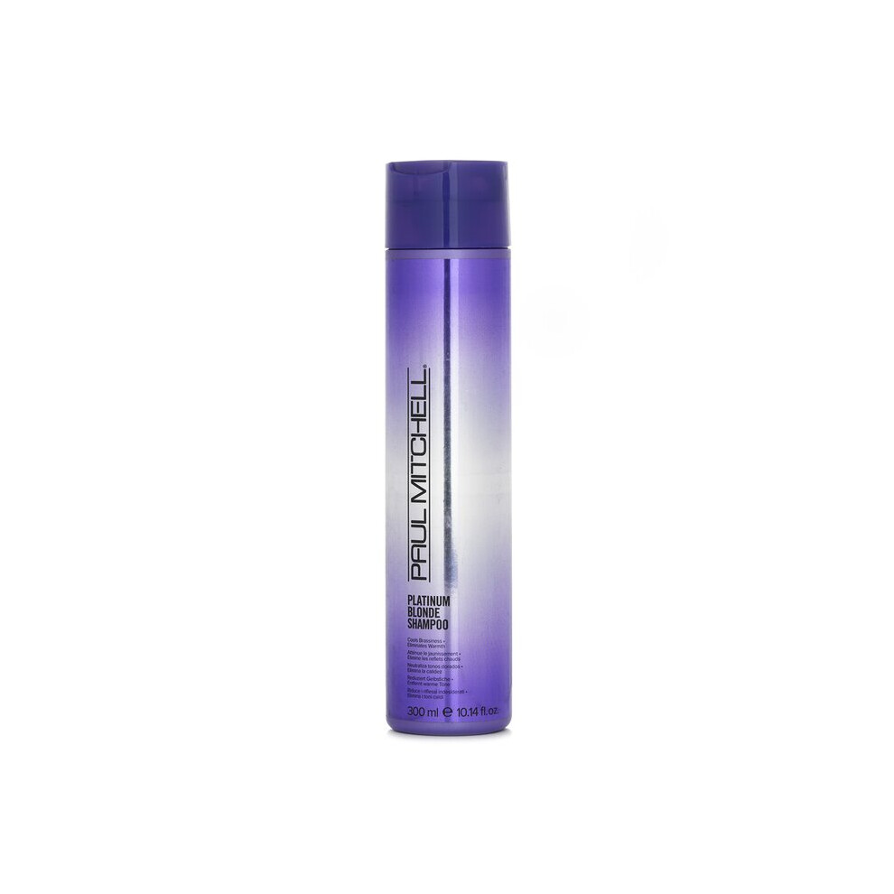 Paul Mitchell Gray/White Platinum Blonde Shampoo (Cools Brassiness - Eliminates Warmth) 300Ml/10.14Oz